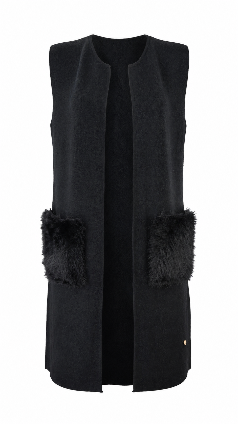 Gilet lungo smanicato