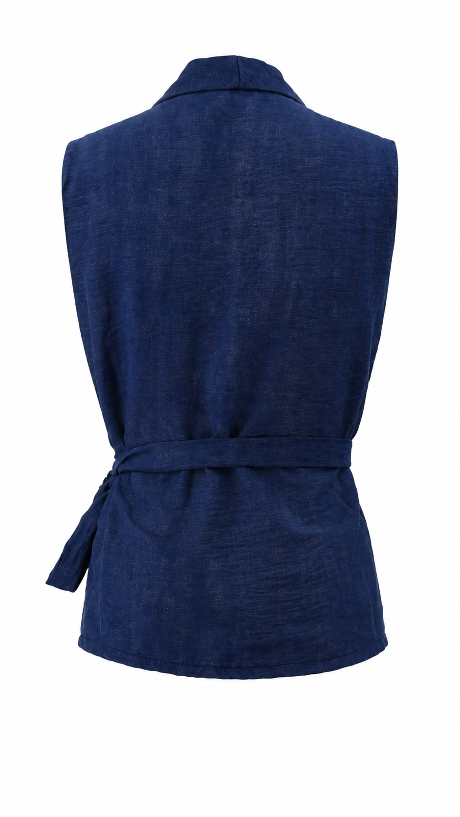 Gilet a portafoglio con texture fiammata