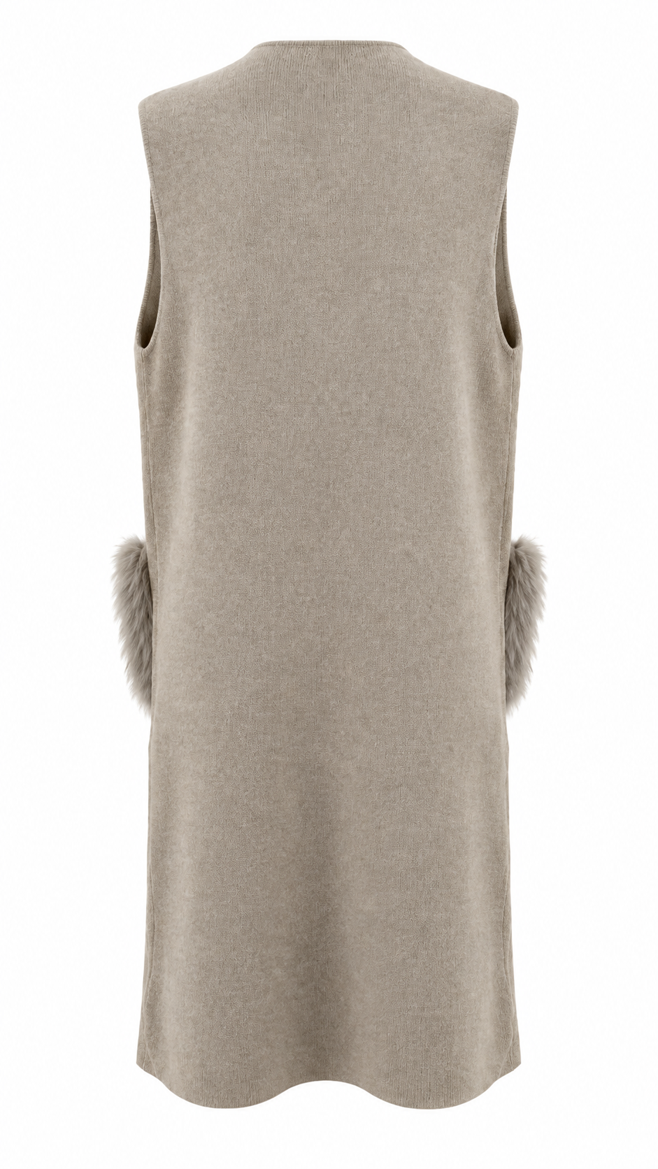 Gilet lungo smanicato