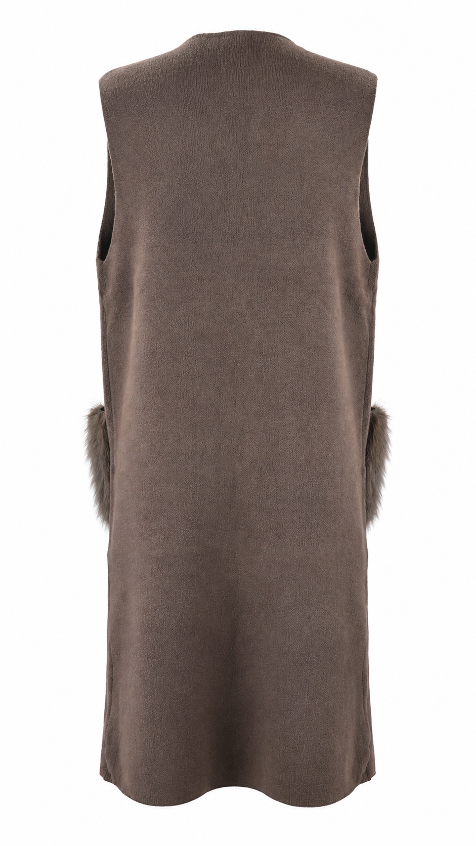 Gilet lungo smanicato