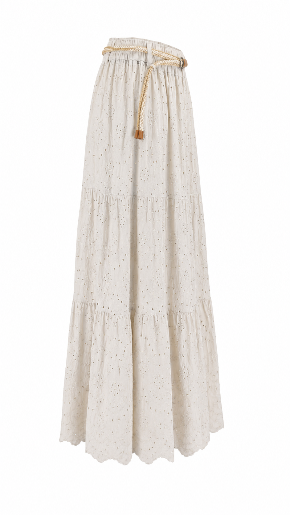 Strapless short dress with tiered skirt