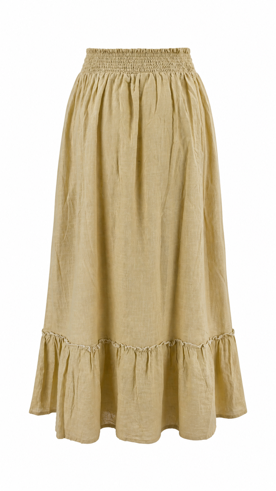 Strapless short dress with tiered skirt
