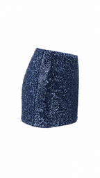 Minigonna con paillettes