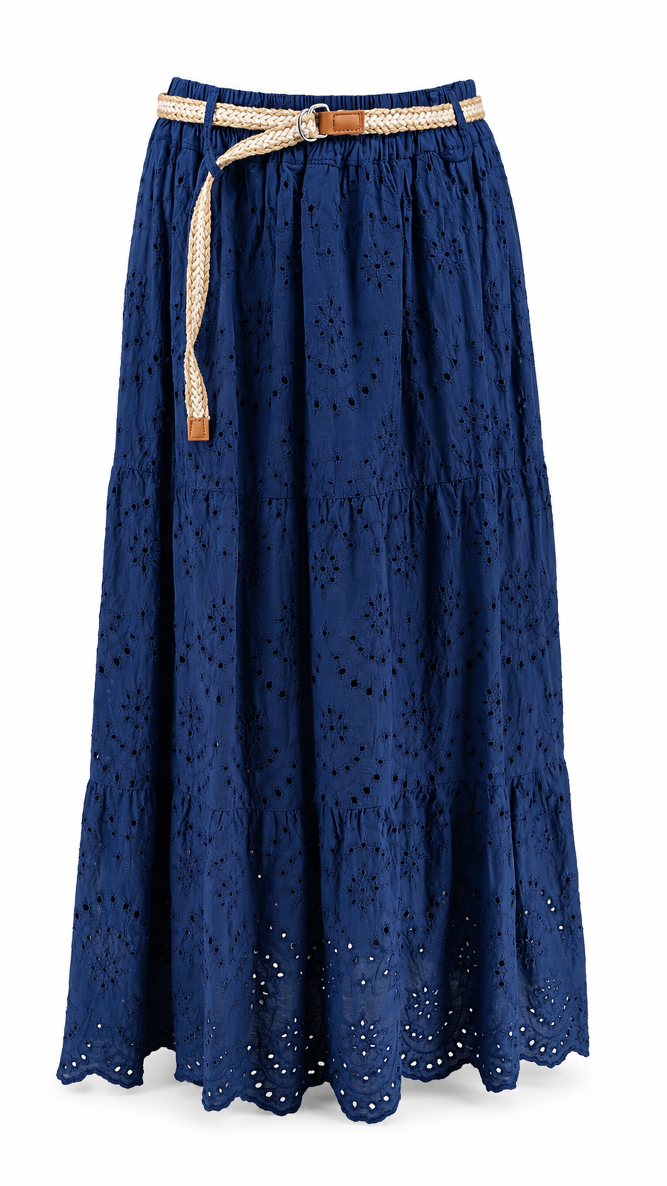 Strapless short dress with tiered skirt