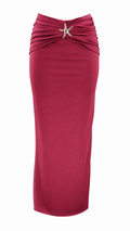 Strapless short dress with tiered skirt