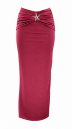 Strapless short dress with tiered skirt