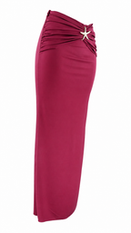 Strapless short dress with tiered skirt