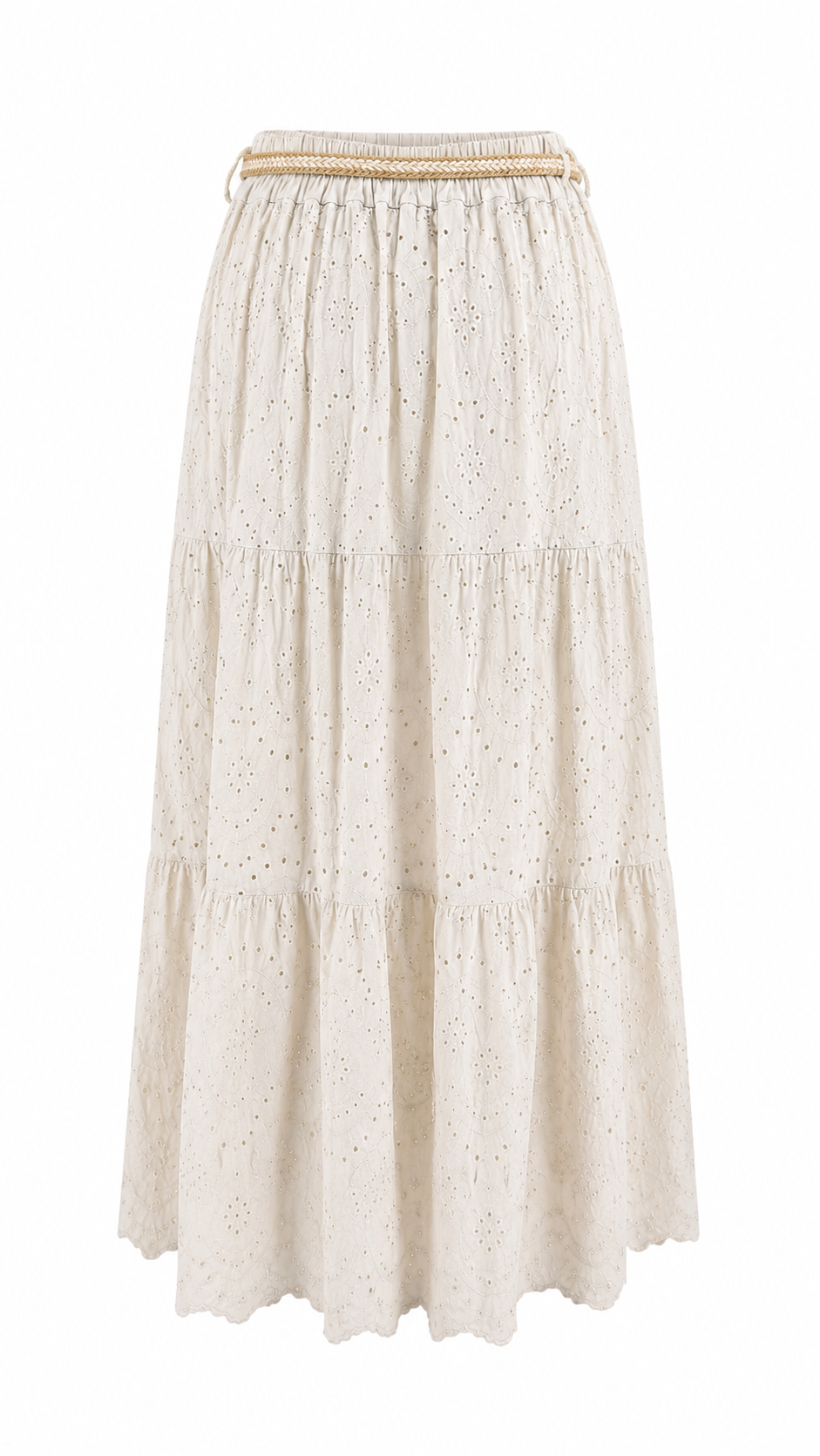 Strapless short dress with tiered skirt
