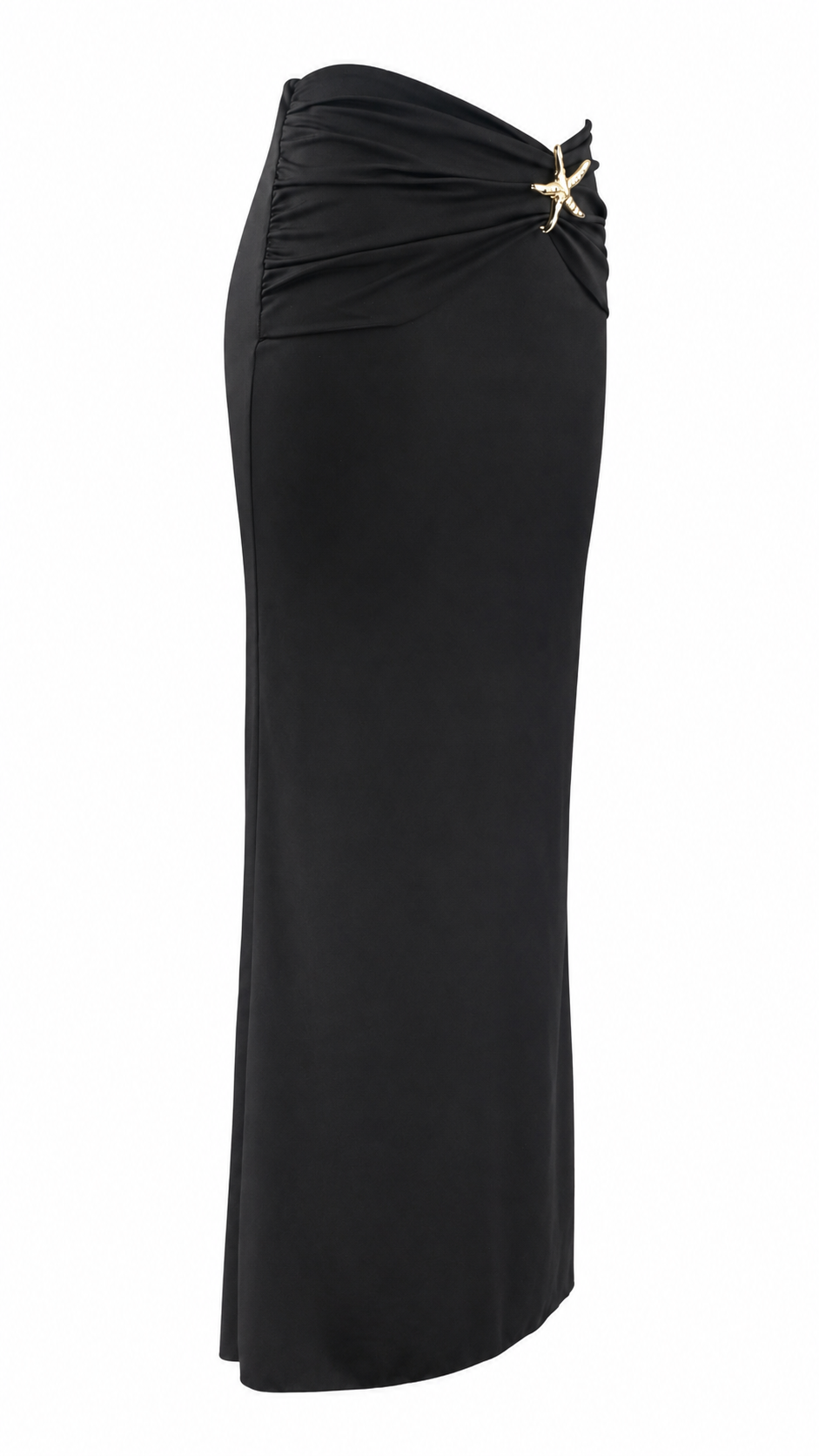 Strapless short dress with tiered skirt