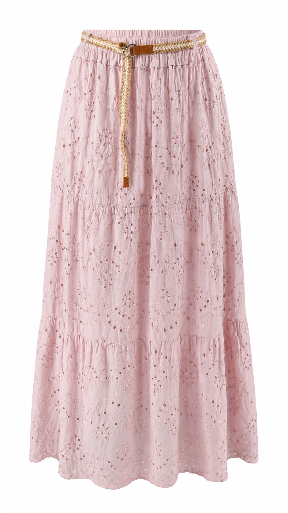 Strapless short dress with tiered skirt