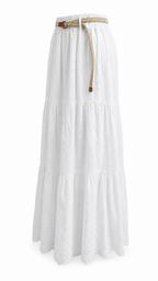 Strapless short dress with tiered skirt