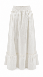 Strapless short dress with tiered skirt