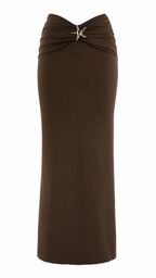 Strapless short dress with tiered skirt