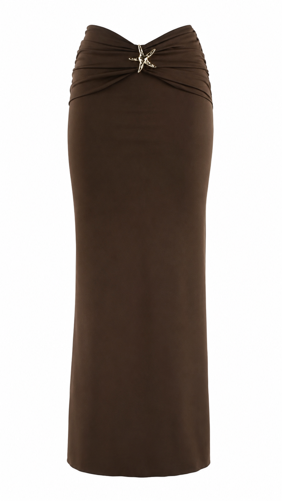 Strapless short dress with tiered skirt