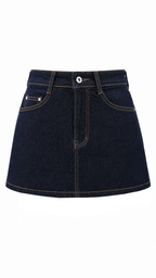 Gonna pantalone in denim