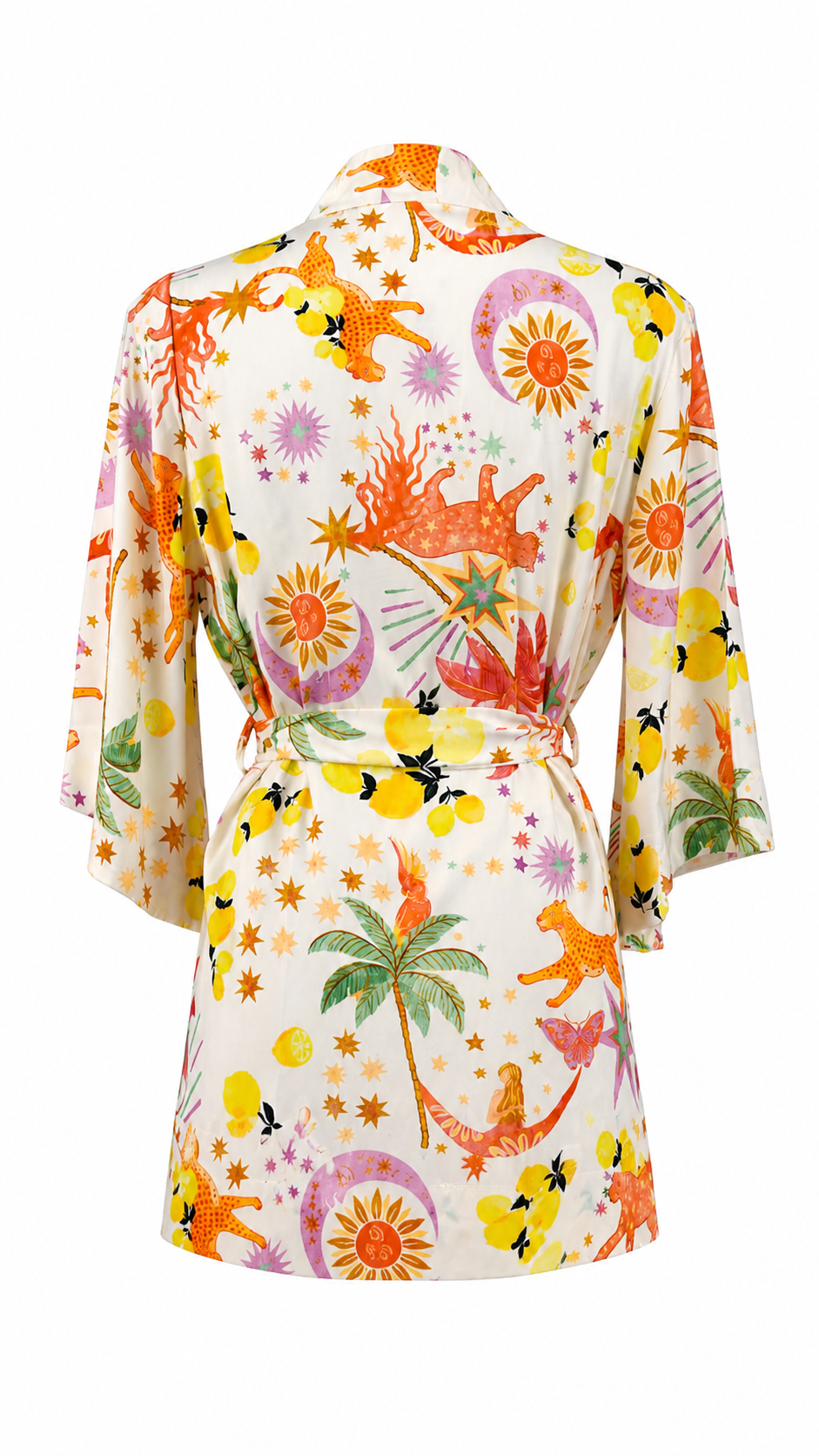 Kimono a fantasia tropicale