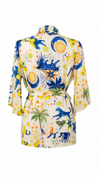 Kimono a fantasia tropicale