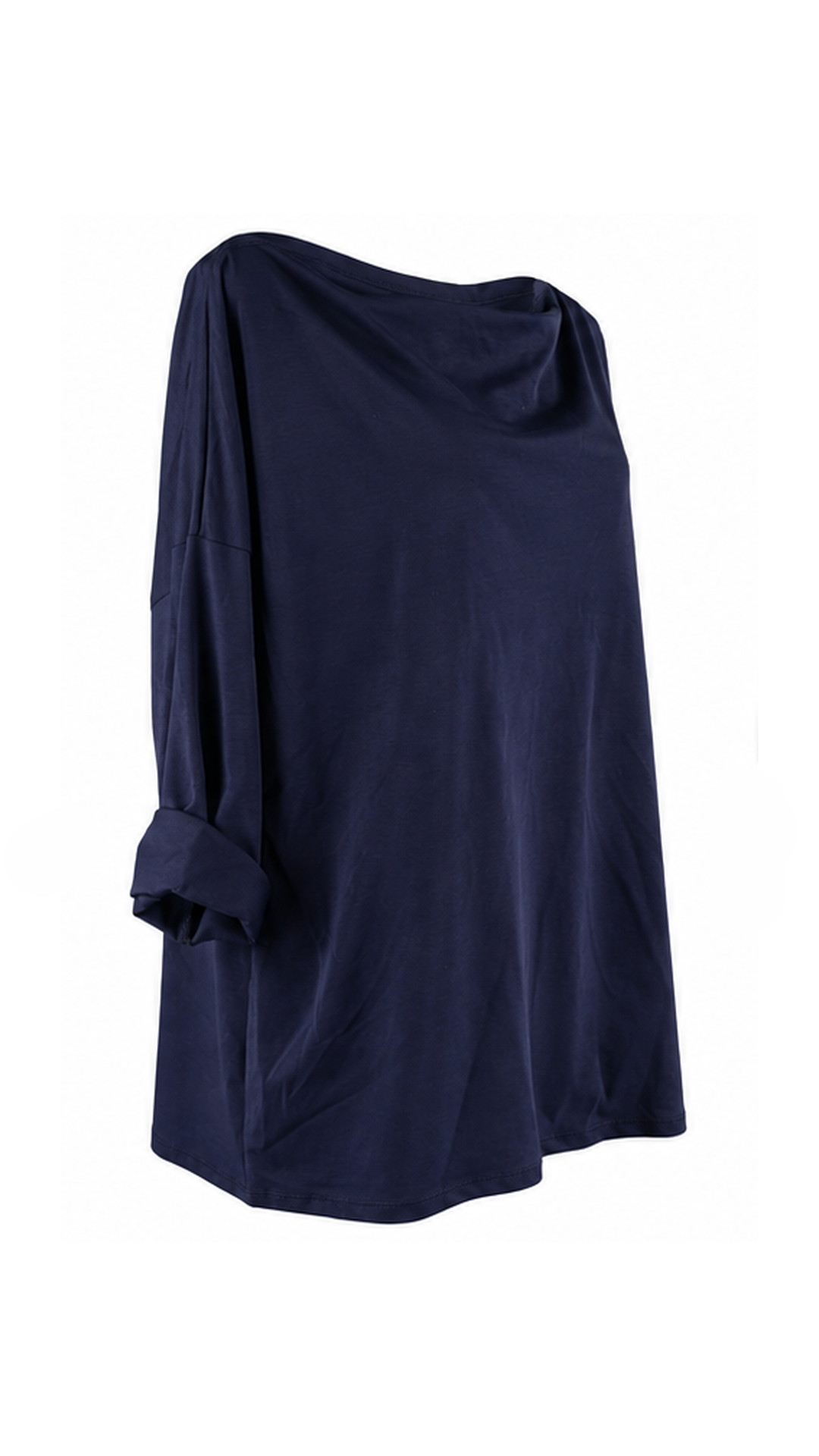 Maglia oversize con scollo a barca