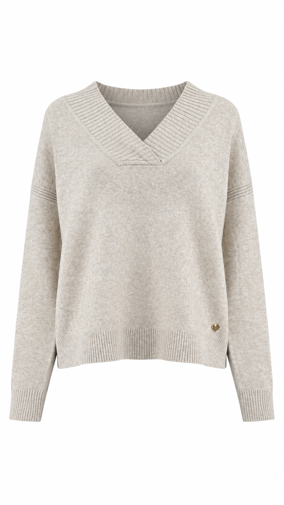 Pullover morbido con scollo a V
