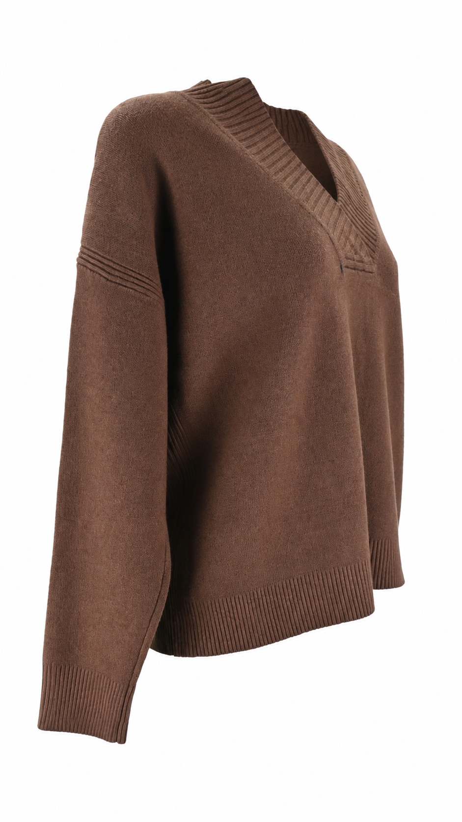 Pullover morbido con scollo a V