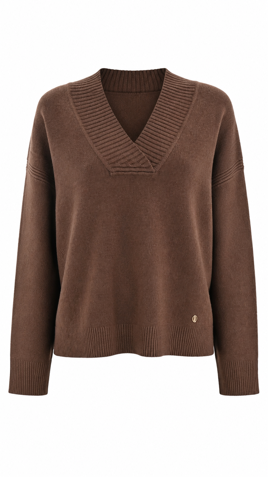 Pullover morbido con scollo a V