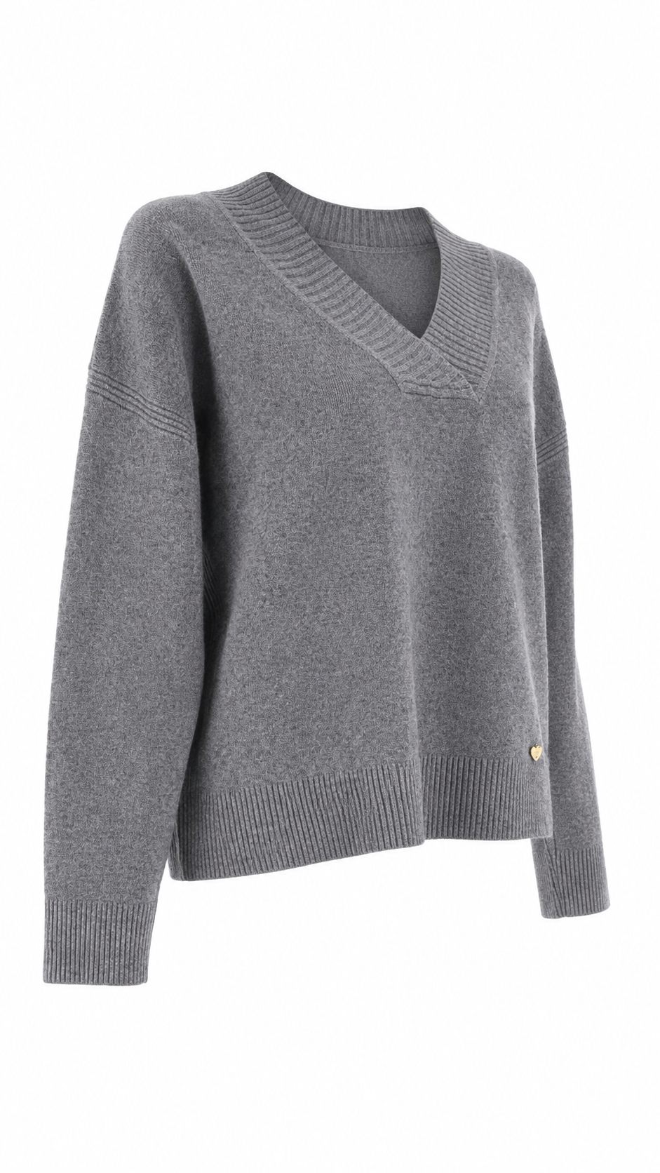 Pullover morbido con scollo a V