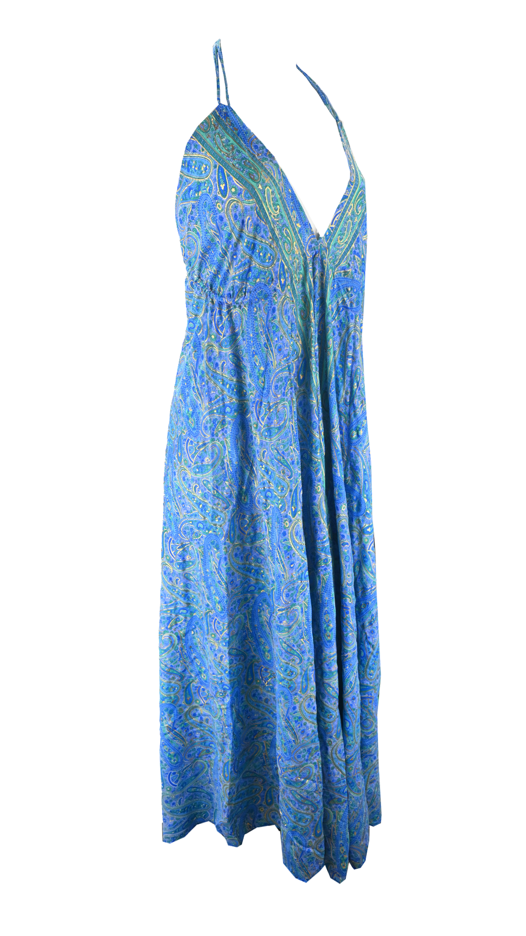 Abito lungo fantasia paisley