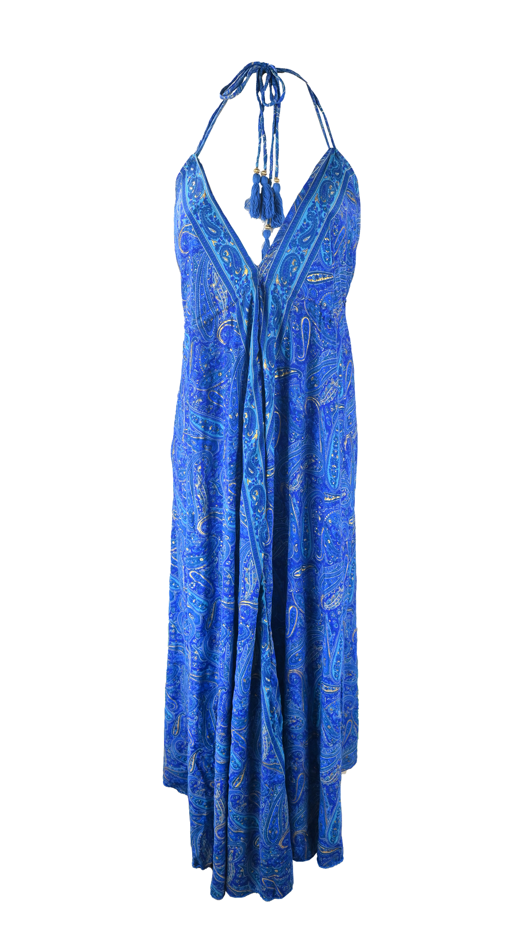 Abito lungo fantasia paisley