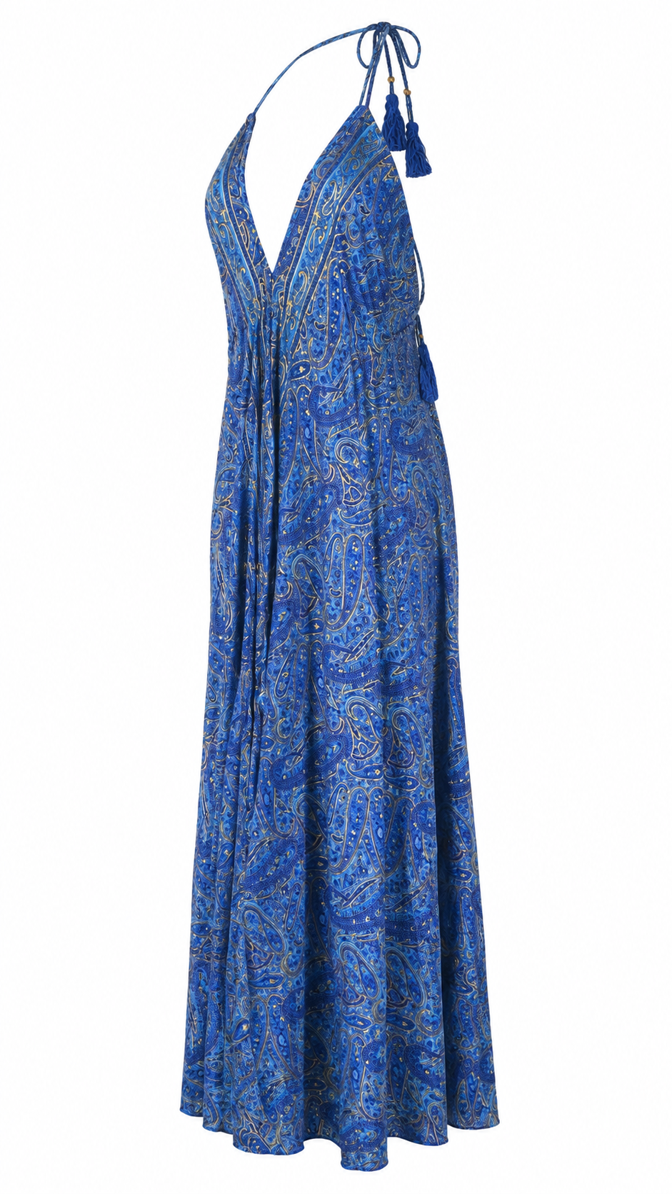 Abito lungo fantasia paisley