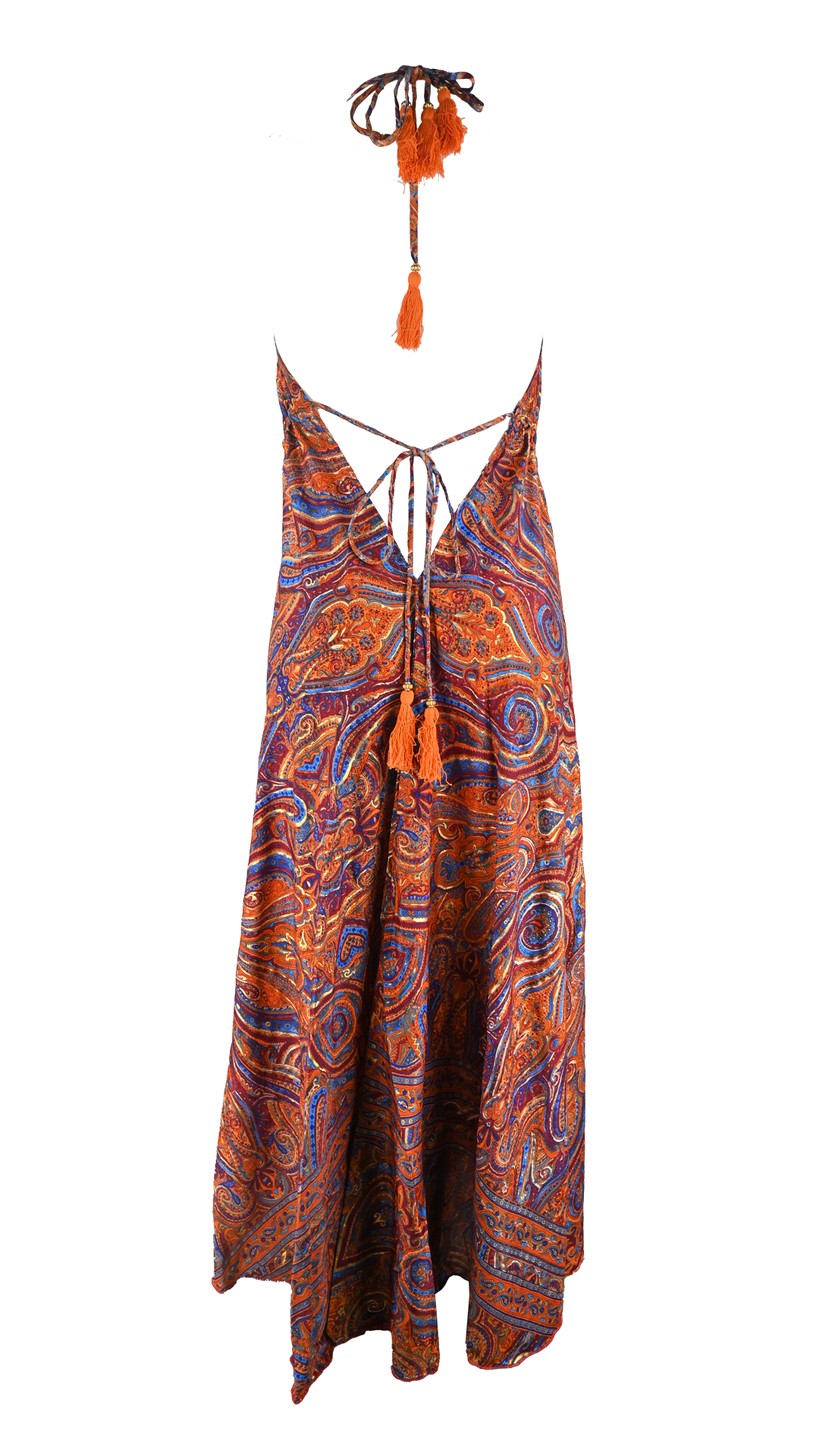 Abito lungo fantasia paisley