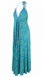 Abito lungo fantasia paisley