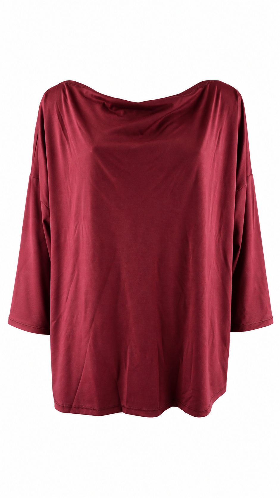Maglia oversize con scollo a barca