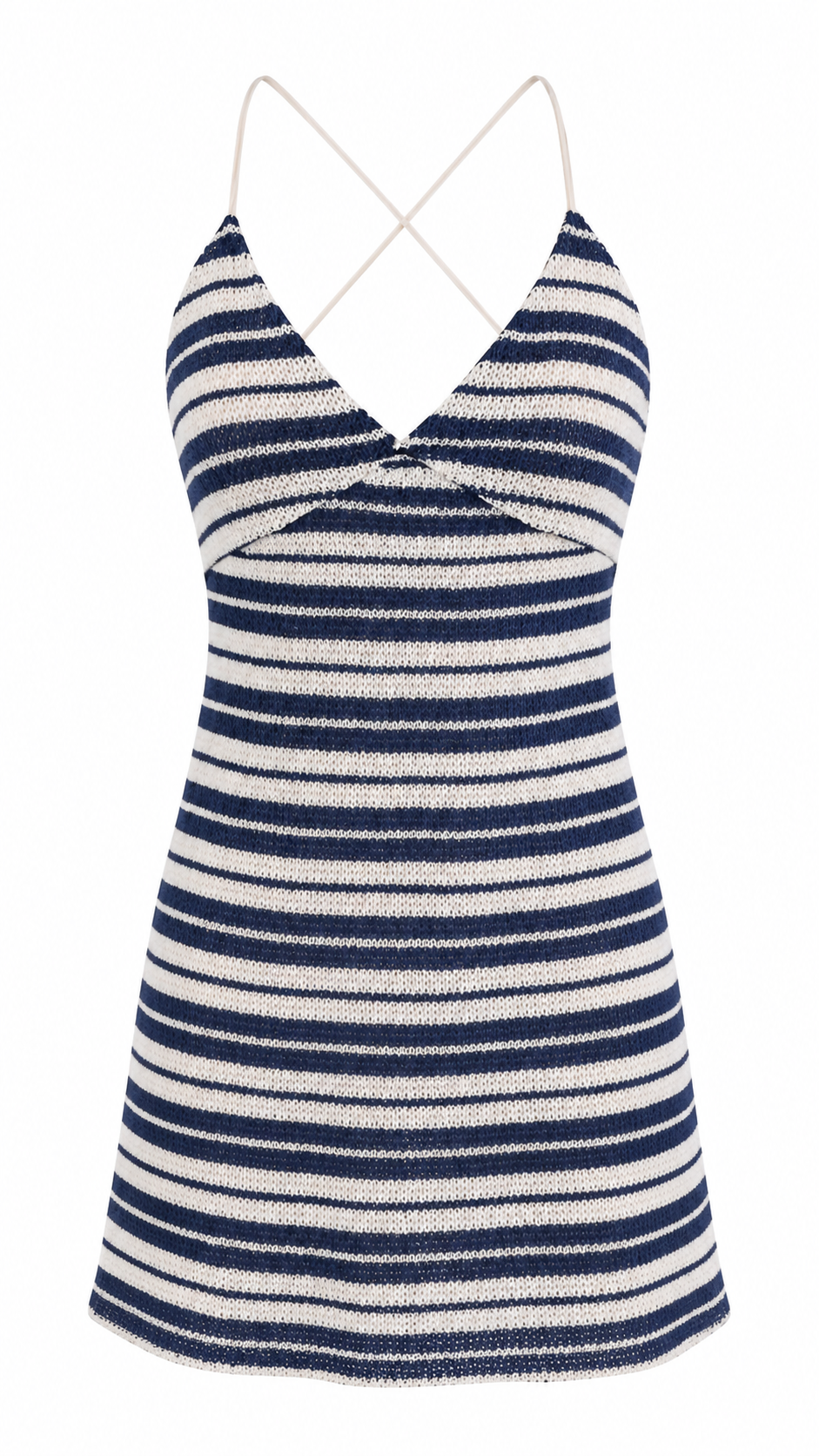 Strapless short dress with tiered skirt
