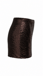Minigonna con paillettes