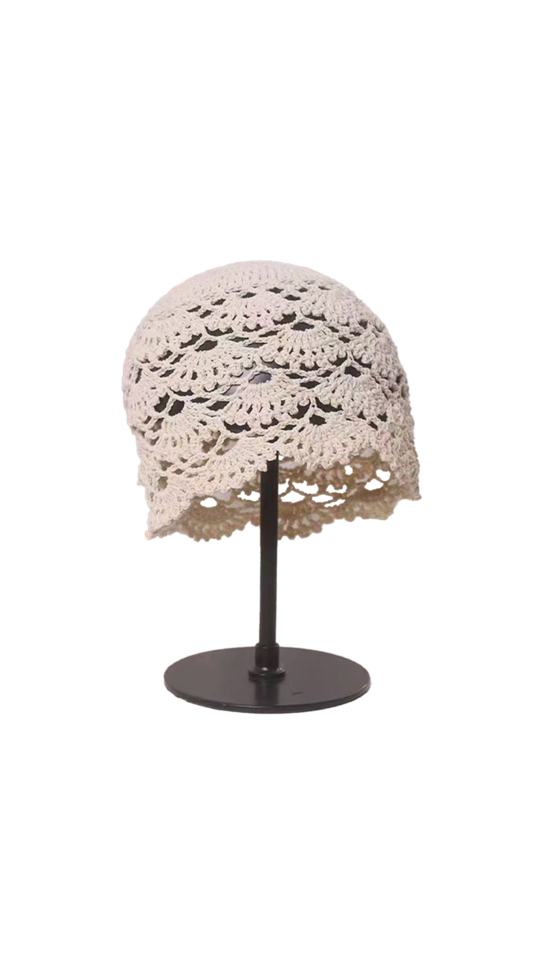 Mesh hat crochet
