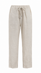 Pantalone a sigaretta in lino