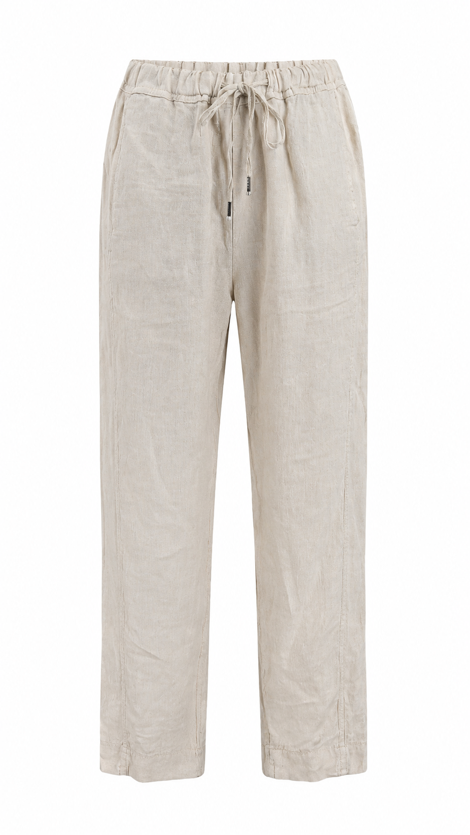 Pantalone a sigaretta in lino
