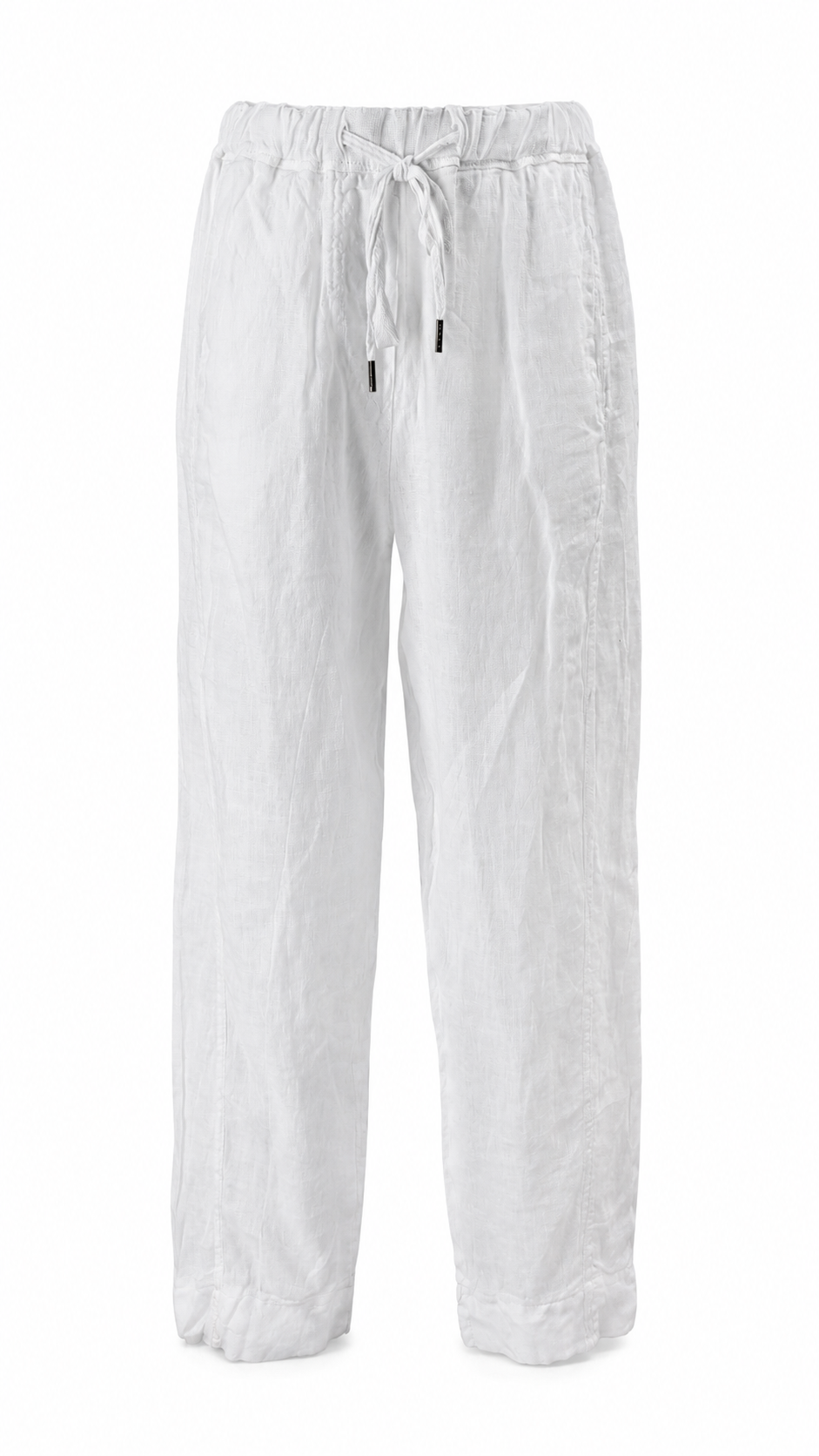 Pantalone a sigaretta in lino