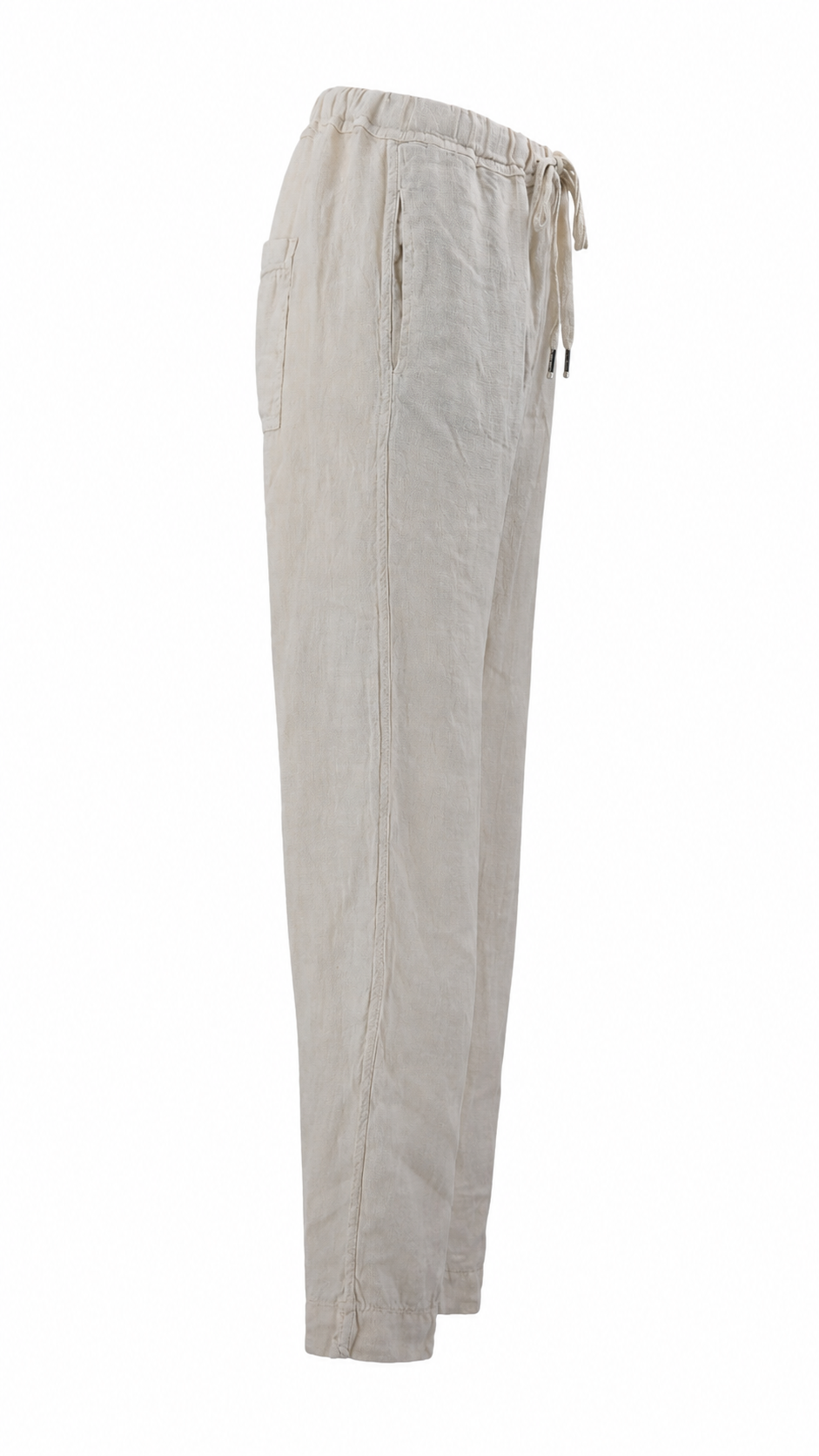 Pantalone a sigaretta in lino