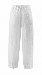 Pantalone a sigaretta in lino