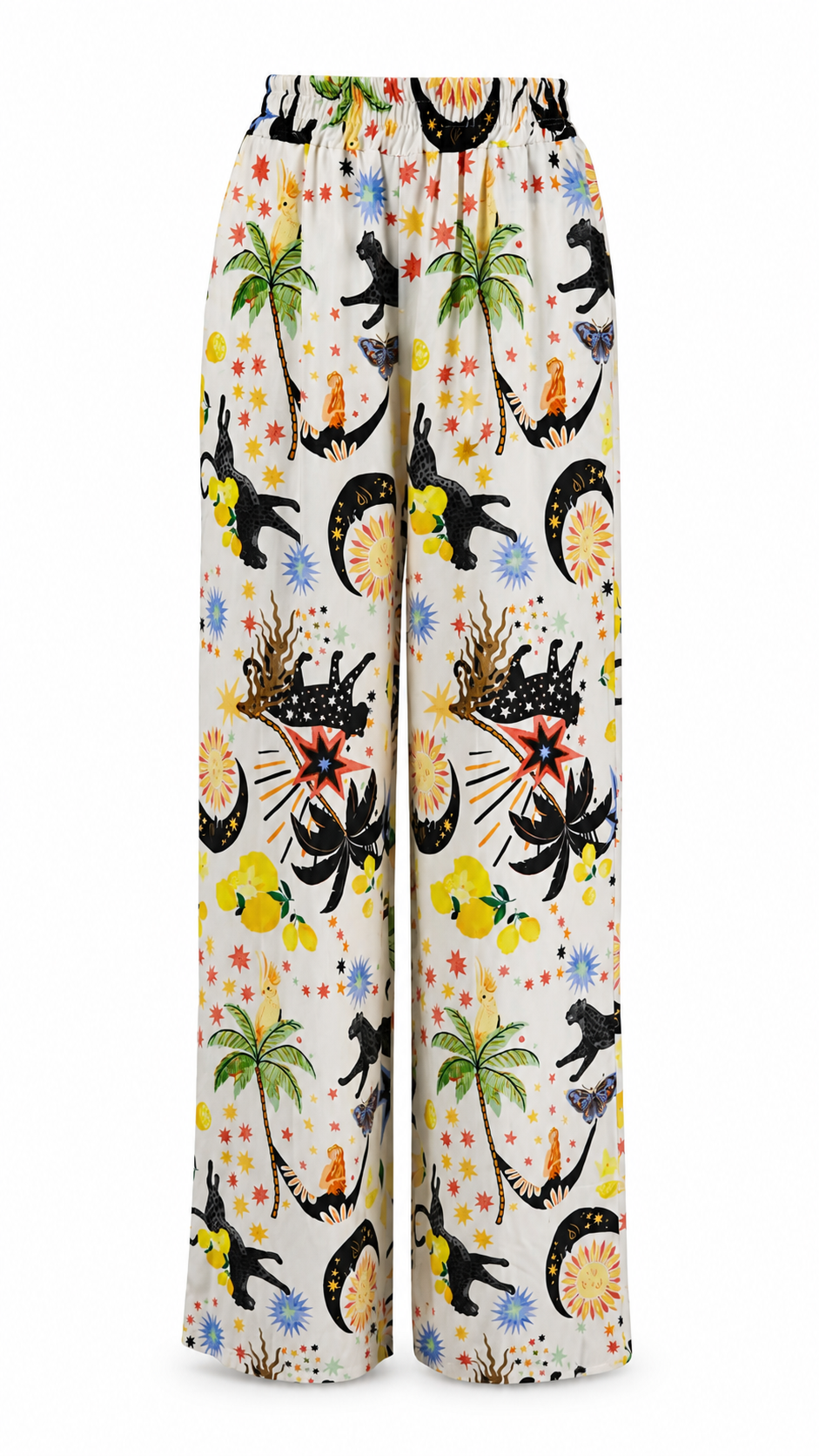 Pantaloni a fantasia tropicale