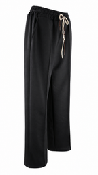 Women’s Wide-Leg Palazzo Trousers with Elasticated Drawstring Waist