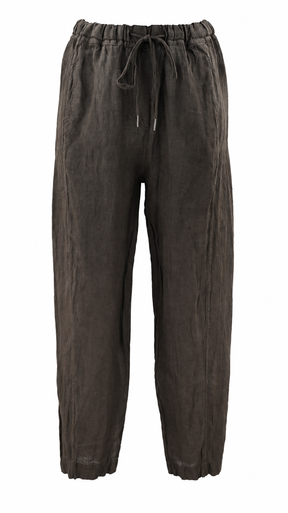 Pantalone a sigaretta in lino