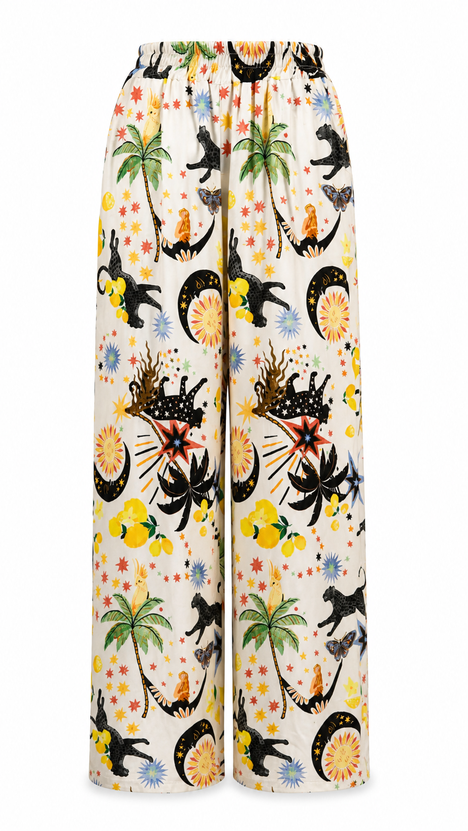 Pantaloni a fantasia tropicale