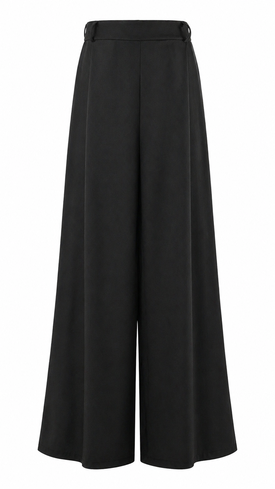 Pantalone ampio con pieghe