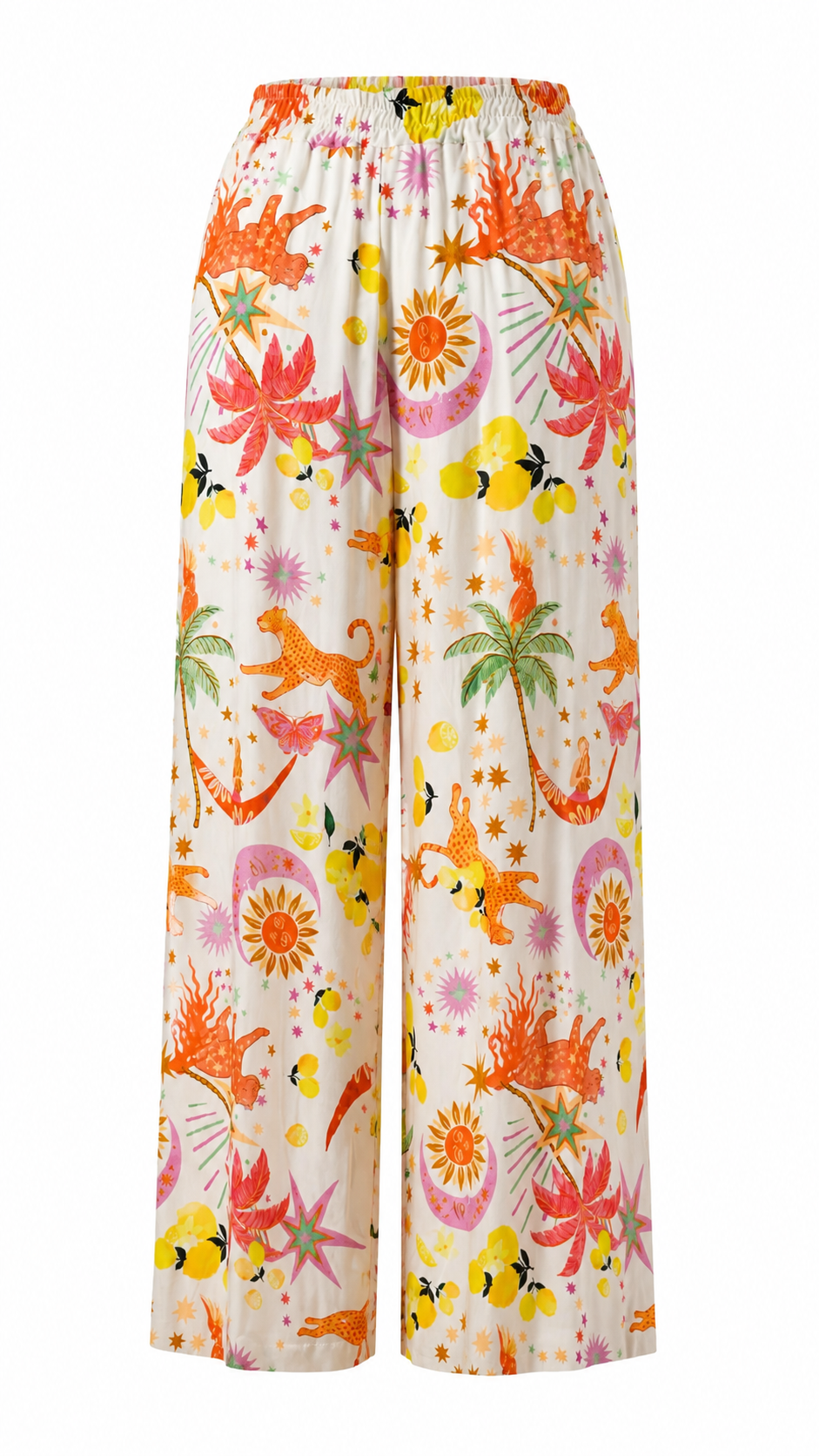 Pantaloni a fantasia tropicale