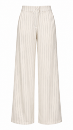 Pantalone ampio a righe verticali