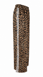 Pantalone a palazzo leopardato