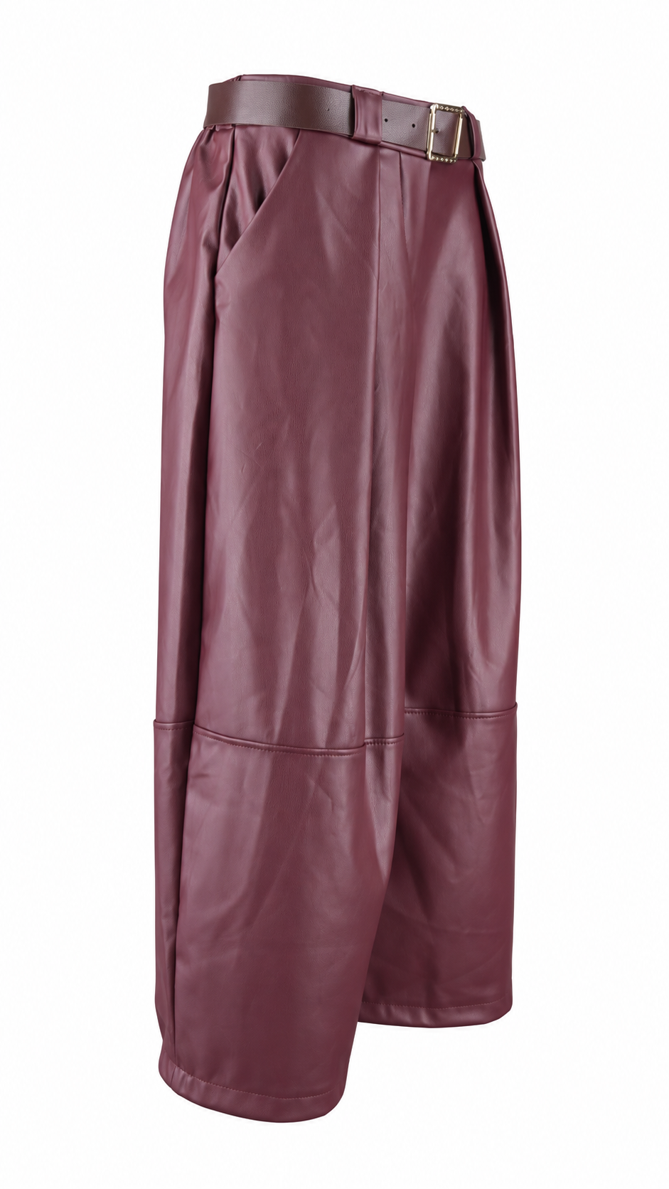 Pantaloni effetto pelle