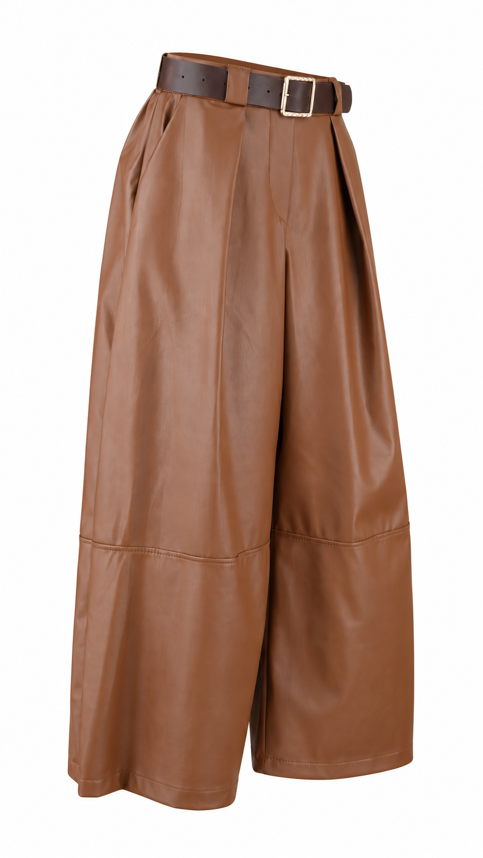 Pantaloni effetto pelle